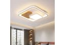 style home LED Deckenleuchte Dimmbar Fernbedienung Holz Acryl Bild 2