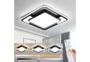 style home LED Deckenleuchte Dimmbar Schwarz Fernbedienung Bild 1