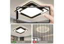 style home LED Deckenleuchte Dimmbar Schwarz Fernbedienung Bild 3