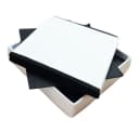 style home Sitzhocker faltbar mit Stauraum Weiß Kunstleder Bild 5