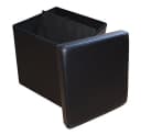 style home Faltbarer Sitzhocker mit Stauraum Schwarz Kunstleder Bild 3
