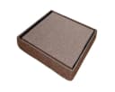 style home Faltbarer Sitzhocker mit Stauraum Braun Bild 5