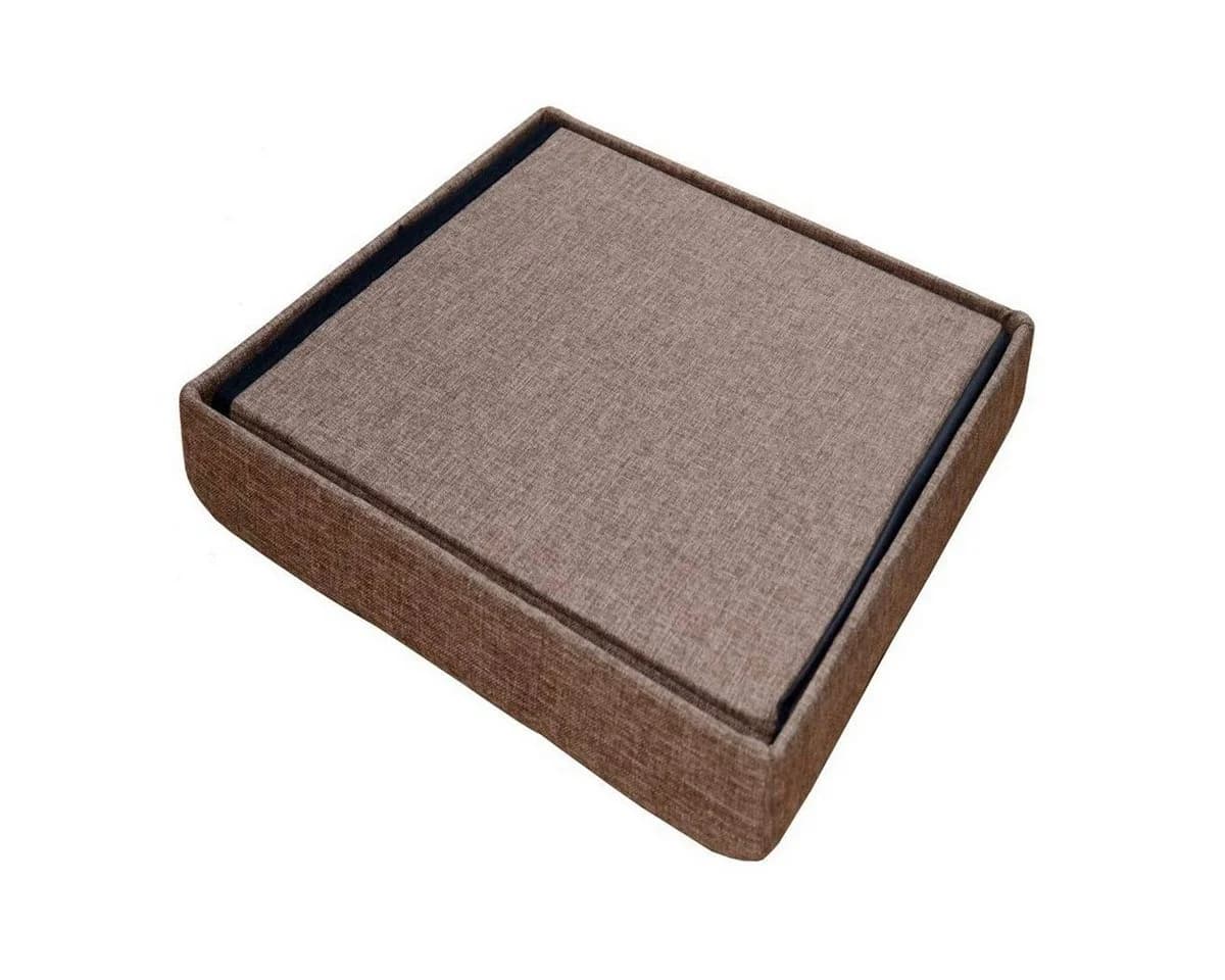 style home Faltbarer Sitzhocker mit Stauraum Braun - Bild 5