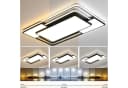 style home LED Deckenleuchte Rechteckig Dimmbar Schwarz Bild 1