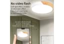 style home LED Deckenleuchte dimmbar 36W Holz Metall Acryl 40x40x4cm Bild 4