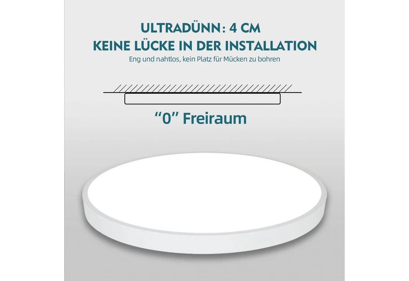 style home LED Deckenleuchte 48W Warmweiß - Bild 4