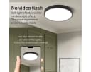 style home LED Deckenleuchte Schwarz Metall 36W Warmweiß Bild 3