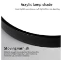 style home LED Deckenleuchte Schwarz Metall 36W Warmweiß Bild 4