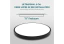 style home LED Deckenleuchte Schwarz Metall 36W Warmweiß Bild 5