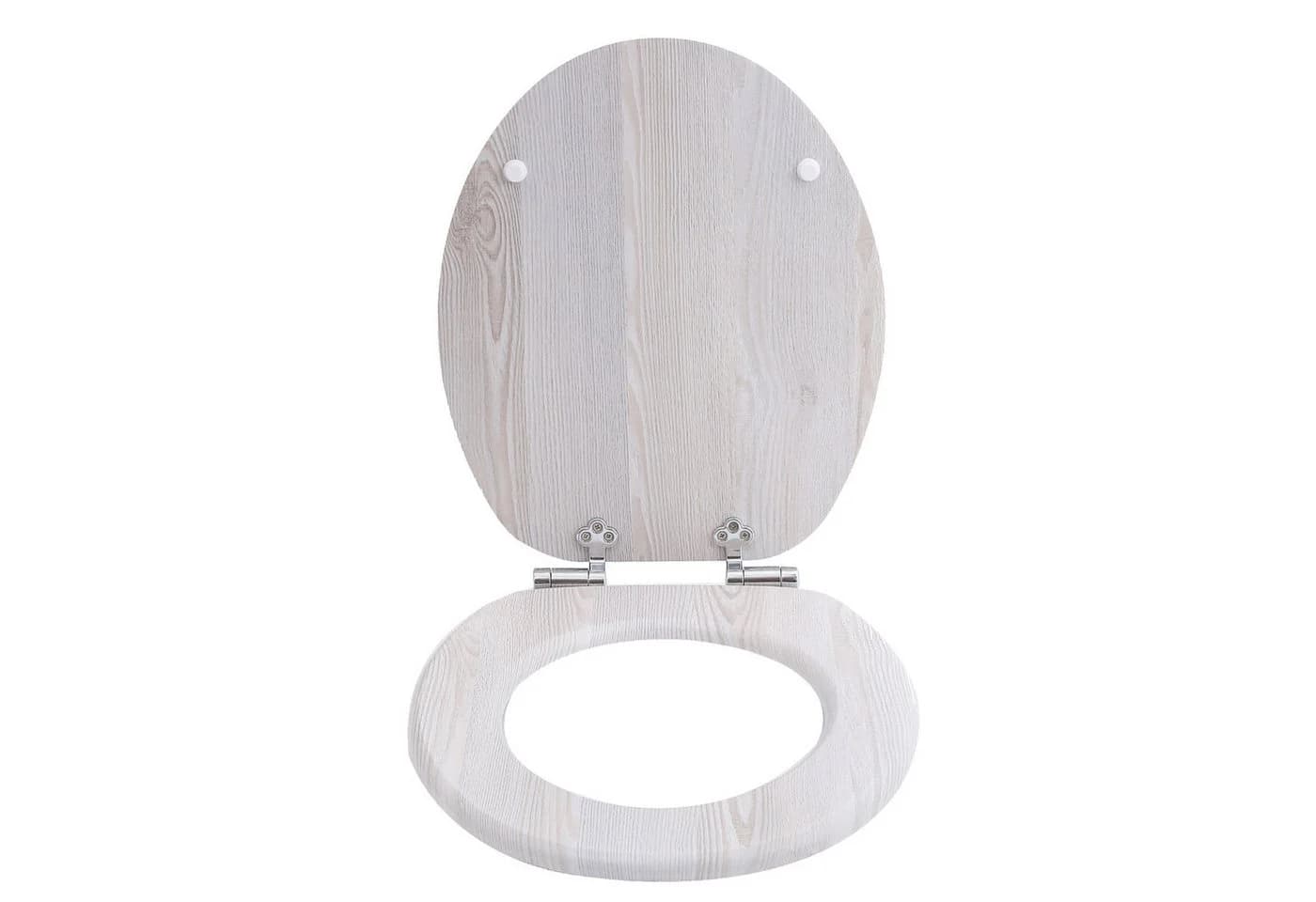 style home WC-Sitz Oval mit Softclose und Holzkern Weiss - Bild 5