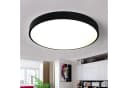 style home LED Deckenleuchte Flach Rund Schwarz 50cm Bild 2