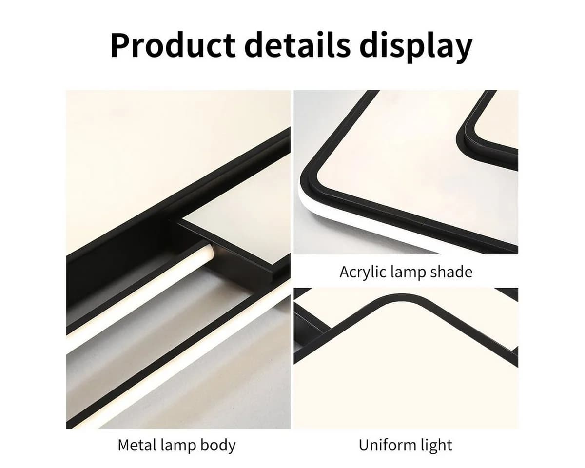 style home Deckenleuchte LED 150W Dimmbar Fernbedienung - Bild 4