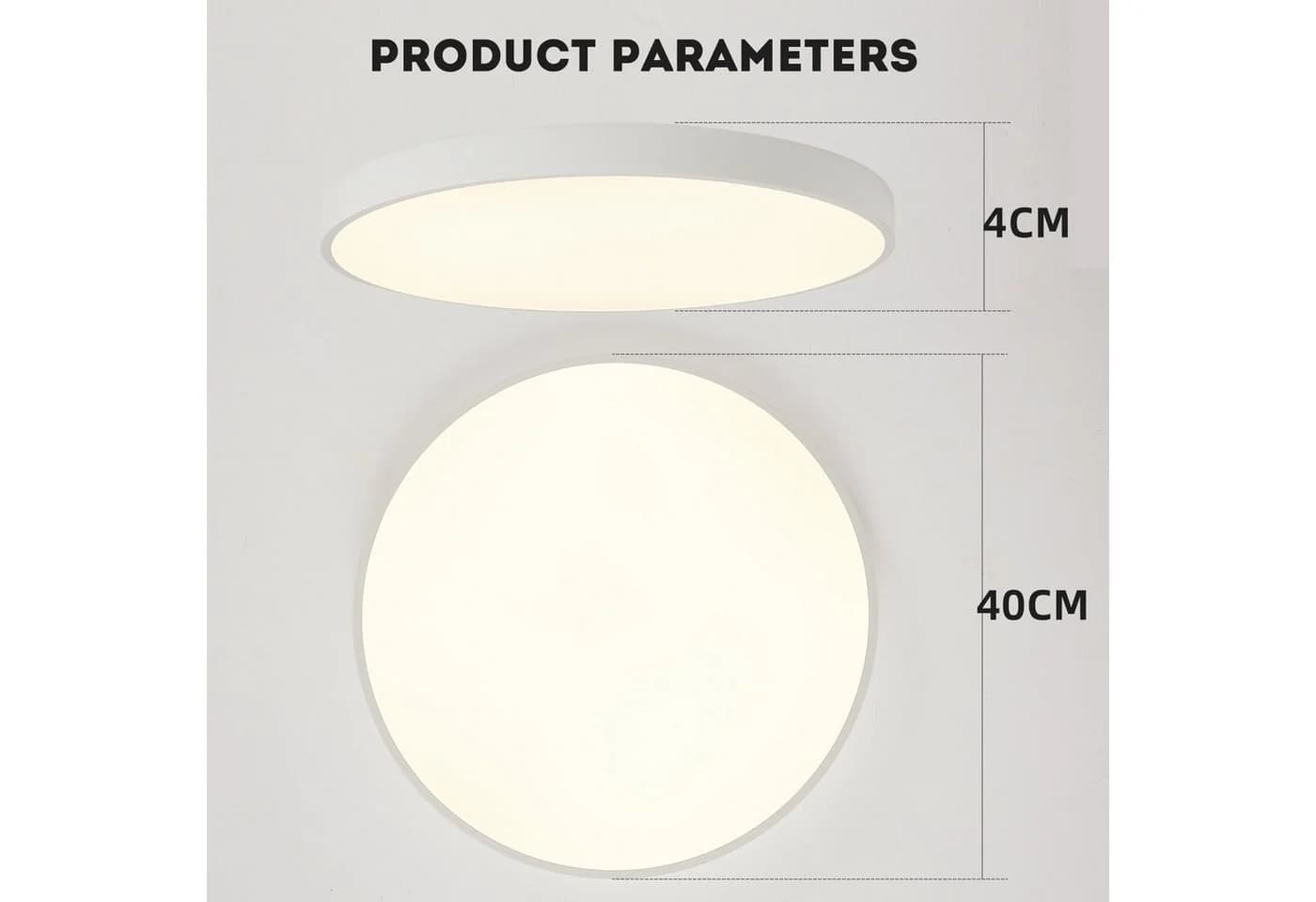 style home LED Deckenleuchte Weiß Ultraslim 36W - Bild 5