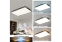 style home LED Deckenleuchte Schwarz Dimmbar Fernbedienung Bild 1