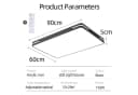 style home LED Deckenleuchte Schwarz Dimmbar Fernbedienung Bild 5