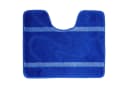 Almina Badematte 3-Teilig Set Blau Streifenmuster Rutschfest Bild 4