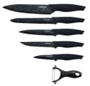 Cheffinger Messer-Set 6-tlg. Schwarz mit Klappbox Bild 1