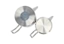 Almina Teekessel-Set Edelstahl 18/10 mit Glasdeckel, 1,5L & 3L, Silber Bild 5