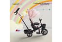 FableKids Kinderdreirad 5in1 Noemi Pink Höhenverstellbare Schubstange Bild 4