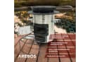 Arebos Raketenofen Edelstahl Set mit Gusseisenpfanne & Tasche Bild 3