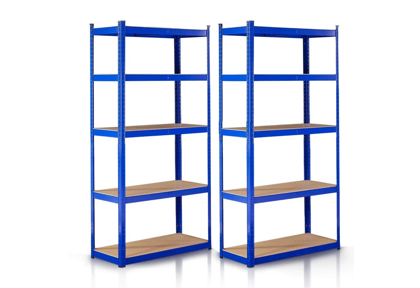 AREBOS Schwerlastregal 180x90x40 cm Blau 5 Böden 875 kg Traglast - Bild 2