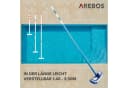 AREBOS Pool-Bodenreinigungsset mit Teleskopstange und 11m Schlauch Bild 4