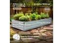 Arebos Hochbeet Metall 2er Set Gartenbeet Pflanzbeet Bild 3