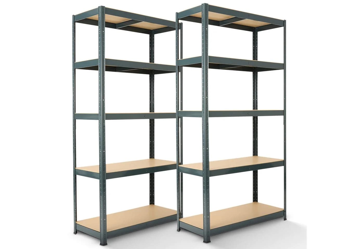AREBOS Schwerlastregal 2-tlg. Anthrazit Stahl 875 kg Tragkraft - Bild 2