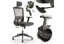 Arebos Bürostuhl Ergonomisch Schwarz mit Netzlehne & Wippmechanismus Bild 2