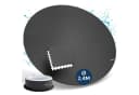 Arebos Whirlpoolmatte rund EVA 240 cm Schwarz Bild 2
