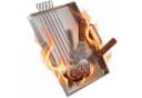 Arebos Edelstahl-Grillplatte 40x30 cm mit Fettablauf & Zubehör Bild 2