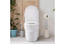 Arebos Toilettensitz Oval mit Absenkautomatik & Antibakterieller Oberfläche Bild 1