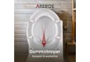 Arebos Toilettensitz Oval mit Absenkautomatik & Antibakterieller Oberfläche Bild 5