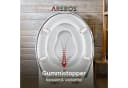Arebos WC-Sitz Oval mit Kindersitz Softclose und Quick-Release Weiß Bild 4