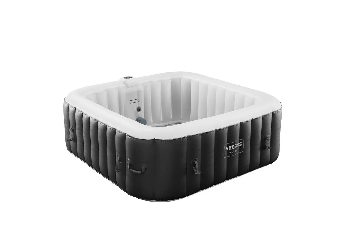 Arebos Whirlpool CORFU & TENERIFE Aufblasbar für 4 oder 6 Personen mit 130 Düsen - Bild 2