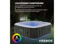 Arebos Whirlpool CORFU & TENERIFE Aufblasbar für 4 oder 6 Personen mit 130 Düsen Bild 5
