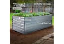 AREBOS Hochbeet Gartenbeet Anthrazit Galvanisierter Stahl Bild 3
