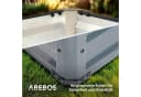 AREBOS Hochbeet Anthrazit Galvanisierter Stahl Gartenbeet Bild 5