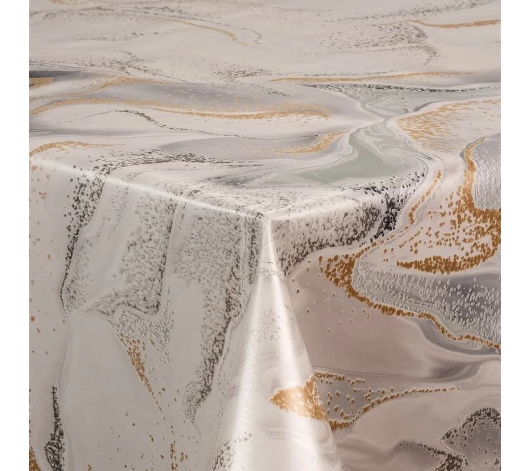 Laro Tischdecke Wachstuch-Tischdecken Abwaschbar Sand Sahara Beige Braun Rechteckig - Bild 4