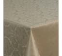 Laro Tischdecke Wachstuch Blumen Beige Rechteckig Bild 3