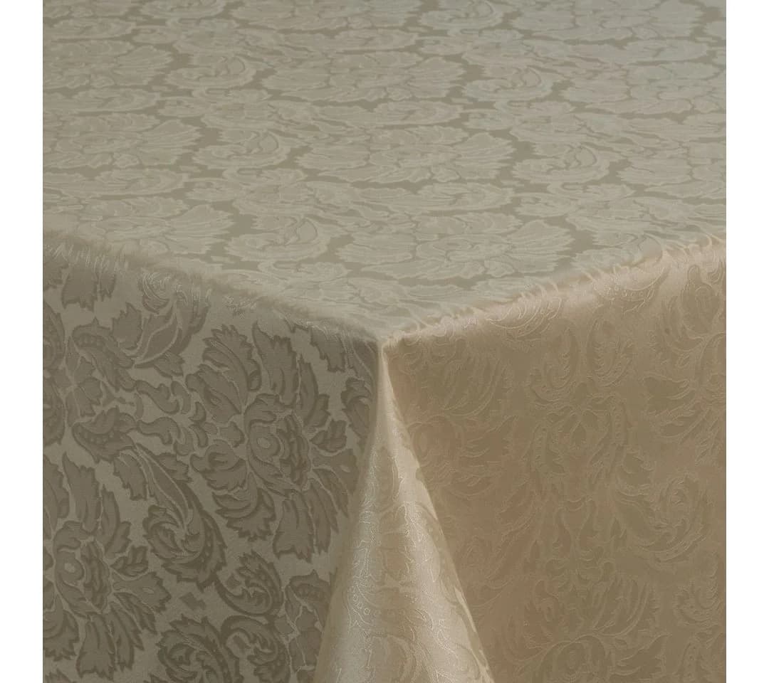 Laro Tischdecke Wachstuch Blumen Beige Rechteckig - Bild 3