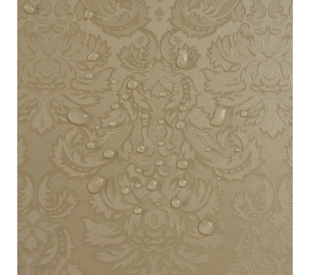 Laro Tischdecke Wachstuch Blumen Beige Rechteckig - Bild 4