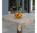 Laro Wachstuch-Tischdecke Abwaschbar Kaffee Espresso Braun Rechteckig Bild 3
