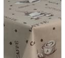 Laro Wachstuch-Tischdecke Abwaschbar Kaffee Espresso Braun Rechteckig Bild 4