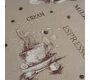Laro Wachstuch-Tischdecke Abwaschbar Kaffee Espresso Braun Rechteckig Bild 5