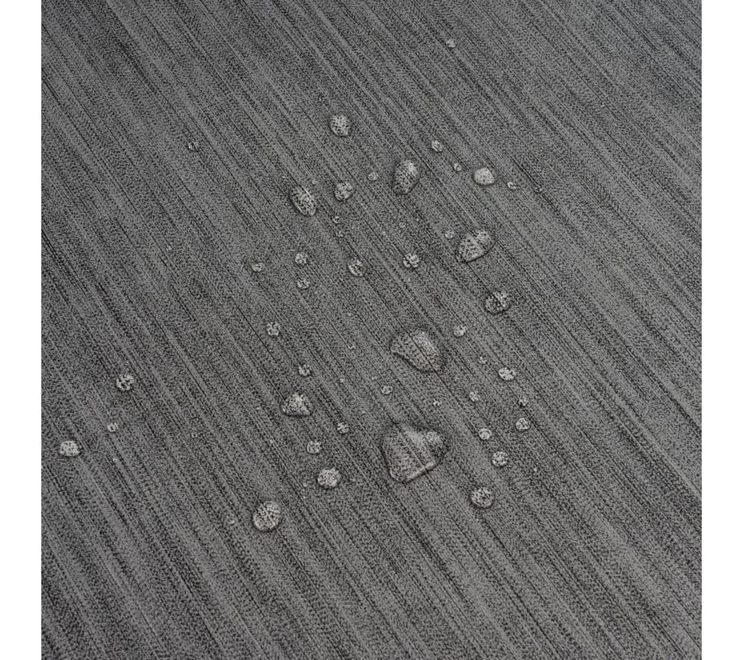 Laro Tischdecke Wachstuch Abwaschbar Leinenoptik Dunkelgrau Rechteckig - Bild 5