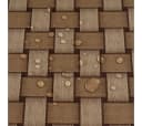 laro Tischdecke Wachstuch Rattan Braun Beige Bild 4