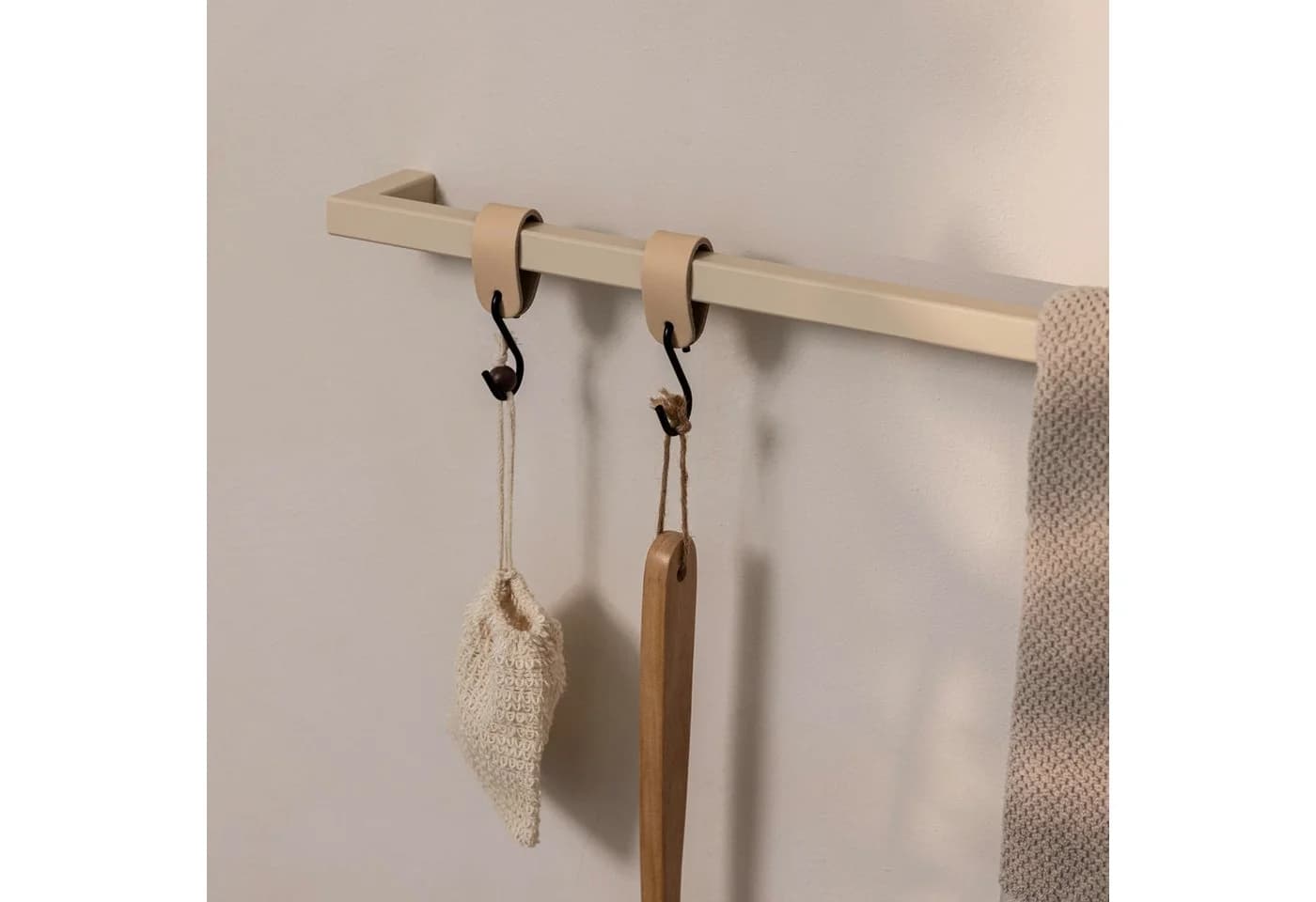 Metallbude Handtuchhalter VANA Beige - Bild 3