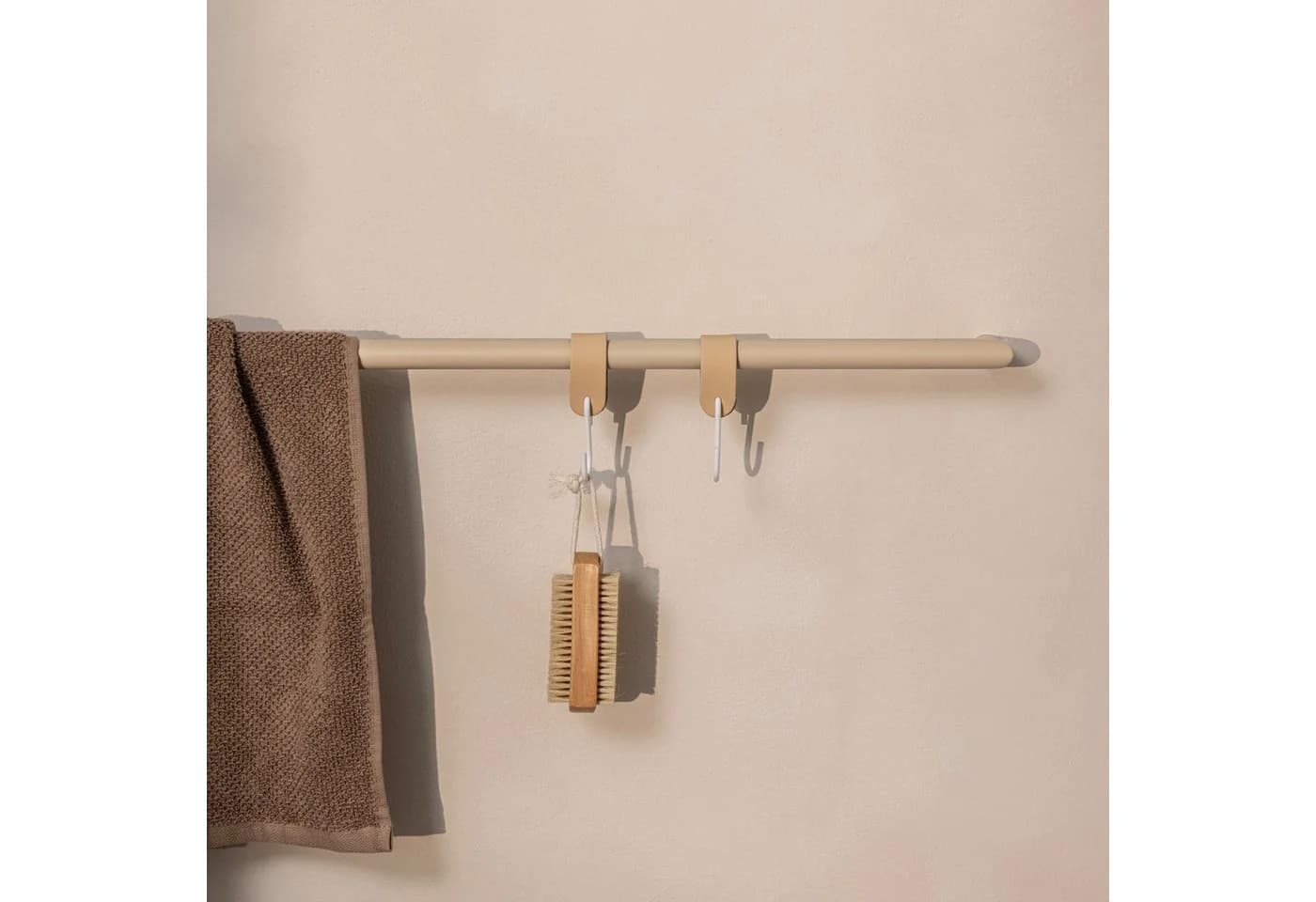 Metallbude Handtuchhalter VANA Beige Minimalistisch