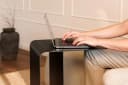 Metallbude Couchtisch COSMO 2in1 Schwarz Metall Design Bild 1